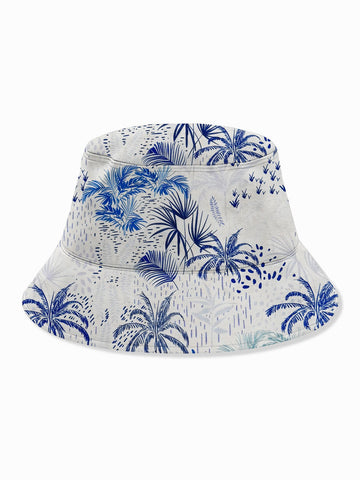 Nowcoco Hawaiian Coconut Tree Art Men's Bucket Hat
